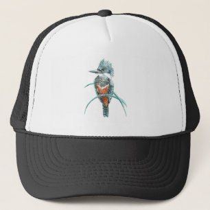 Kingfisher Bird Naturschutz Kunst, Dichtung und Mu Truckerkappe