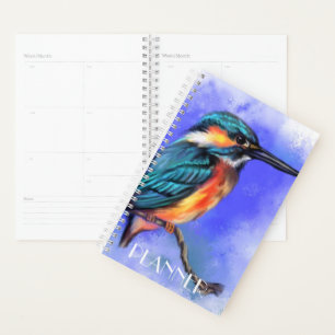 Kingfisher Bird Planner Planer