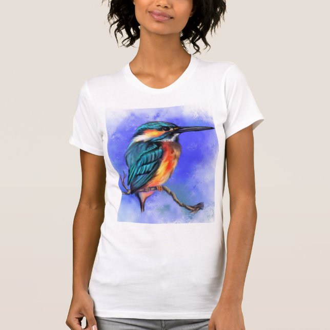 Kingfisher Bird T - Shirt (Vorderseite)