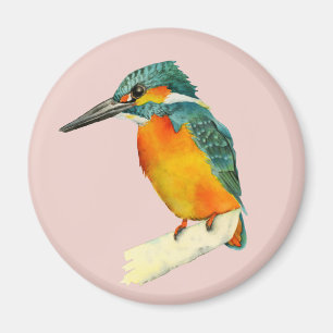 Kingfisher Bird Wasserfarbenmalerei Magnet