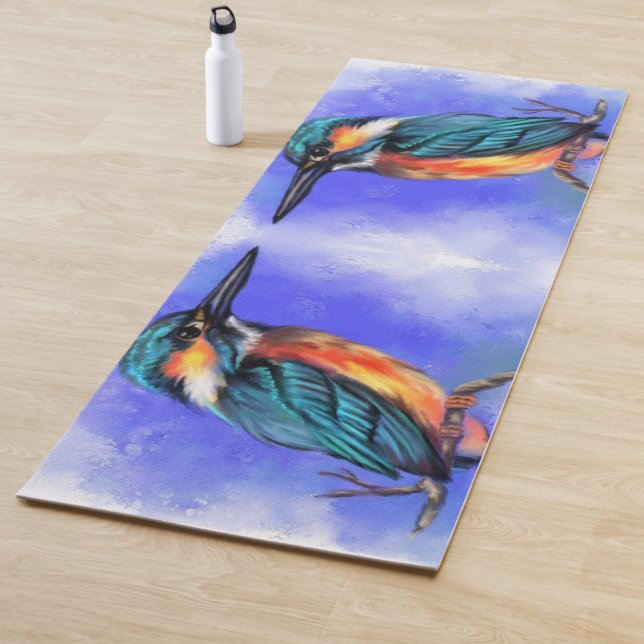 Kingfisher Bird Yoga Mat Yogamatte (Beispiel)
