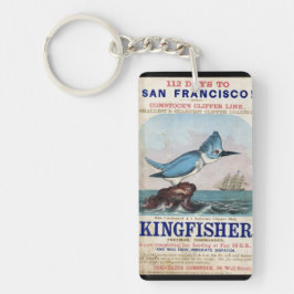 Kingfisher Clipper Segelschiff 1855 Schlüsselanhänger