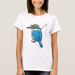 Kingfisher Fisher Angelrute T-Shirt