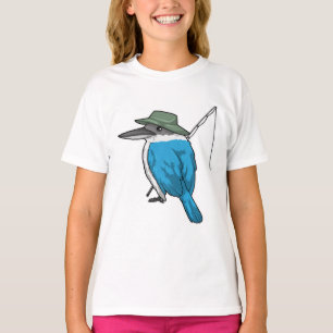 Kingfisher Fisher Angelrute T-Shirt