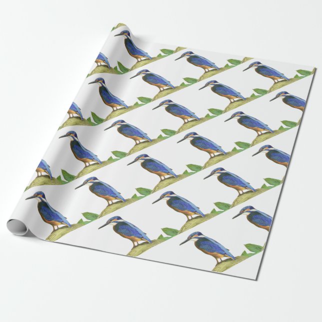 Kingfisher Geschenkpapier (Ungerollt)