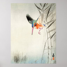 Kingfisher Jagd - Ohara Koson - Vintag Art. 18A Poster