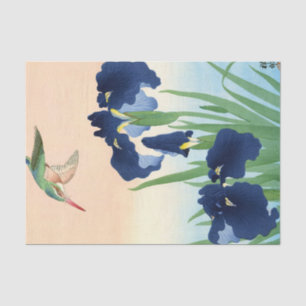 Kingfisher oberhalb Ire, 1926 von Ohara Koson Seidenpapier