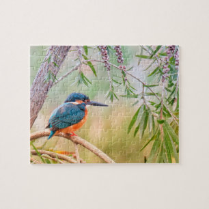 Kingfisher Perched auf Branch Puzzle