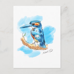 Kingfisher Postkarte