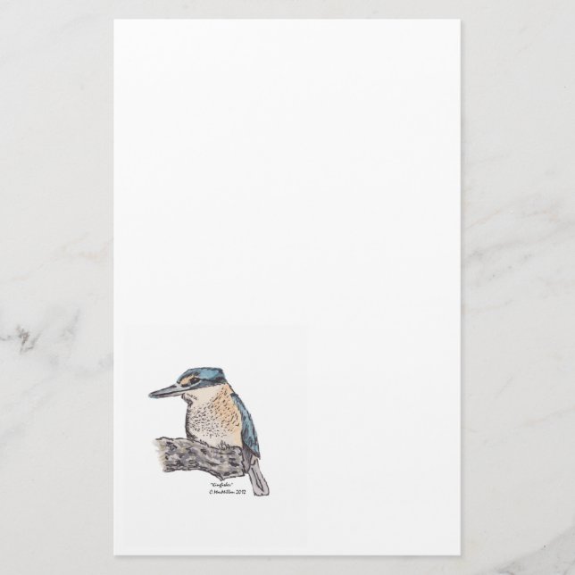 Kingfisher Stationery Briefpapier (Vorderseite)