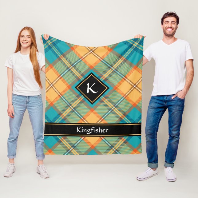 Kingfisher Tartan Fleece Blanket (Beispiel)