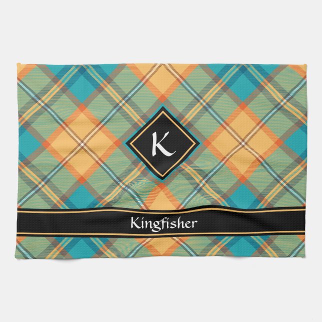 Kingfisher Tartan Küchentuch (Horizontal)