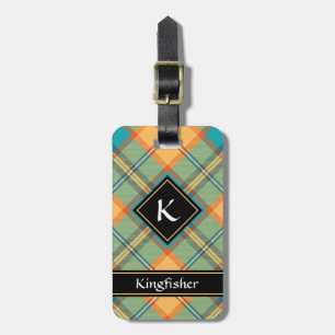 Kingfisher Tartan Luggage Tag Gepäckanhänger