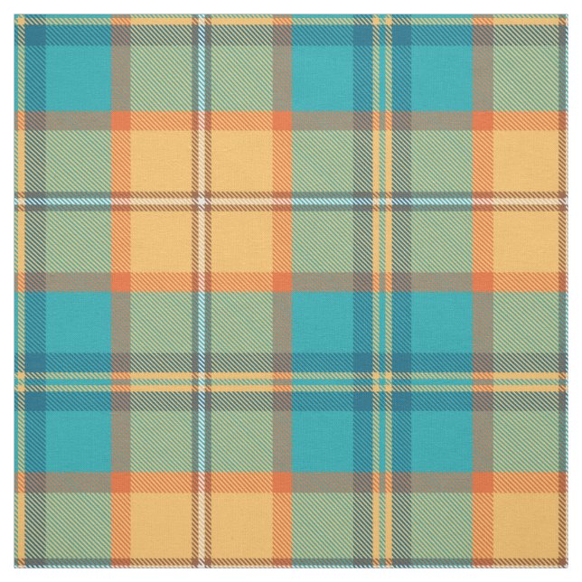 Kingfisher Tartan Stoff (Muster)