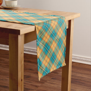 Kingfisher Tartan Table Runner Großer Tischläufer