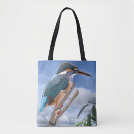 Kingfisher und Willow Tote Bag