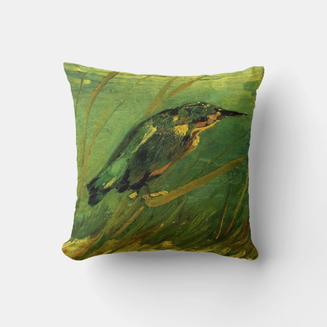 Kingfisher von Vincent van Gogh Kissen (Vorderseite)