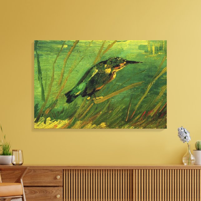 Kingfisher von Vincent van Gogh Leinwanddruck (Insitu (Wohnzimmer))
