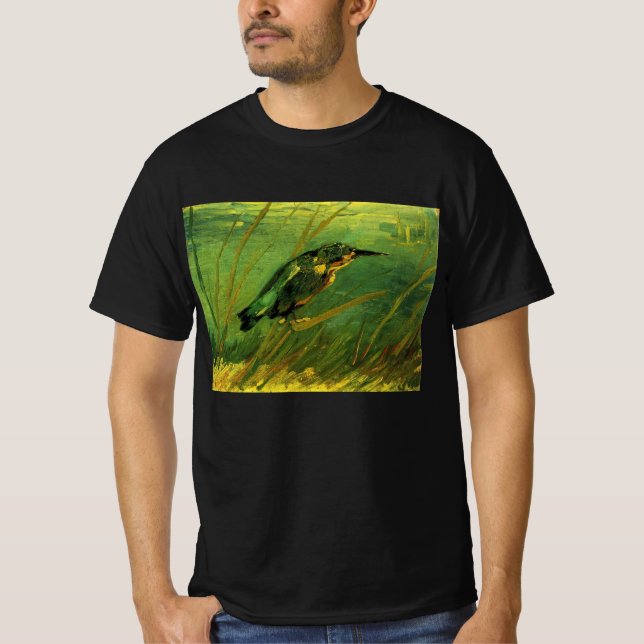 Kingfisher von Vincent van Gogh T-Shirt (Vorderseite)