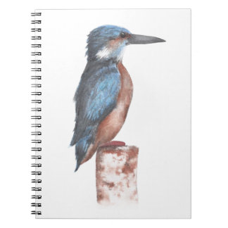 Kingfisher Watercolor Notizblock