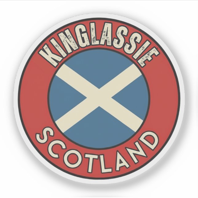 Kinglassie, Schottland Aufkleber (Vorderseite)