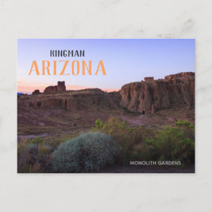 Kingman Arizona Monolith Gardens Postkarte