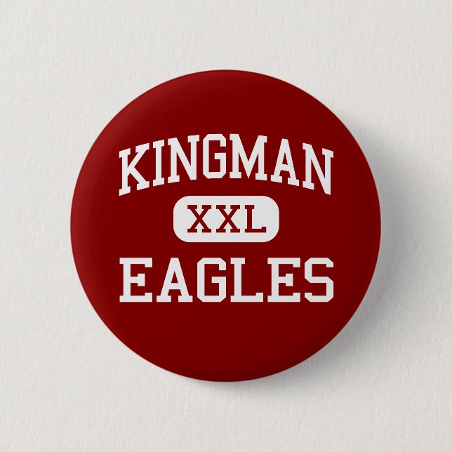 Kingman - Eagles - Highschool - Kingman Kansas Button (Vorderseite)