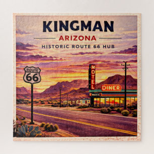 Kingman Route 66 Arizona Familienspielabend Puzzle
