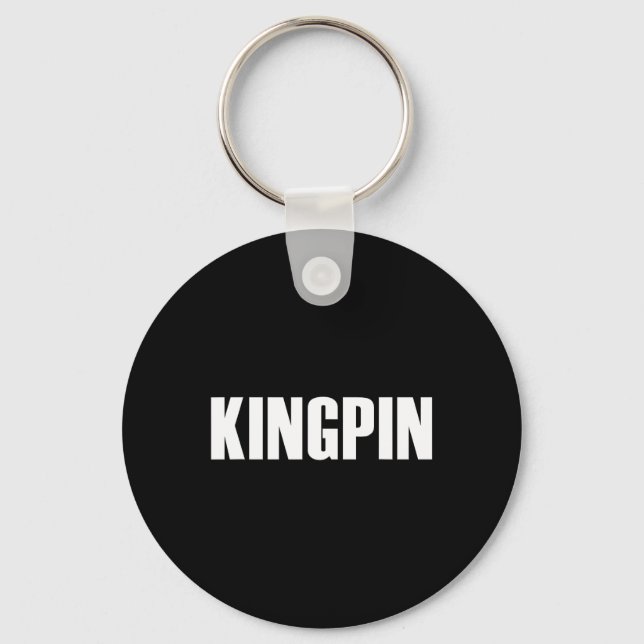 Kingpin Funny Bowling Schlüsselanhänger (Vorderseite)