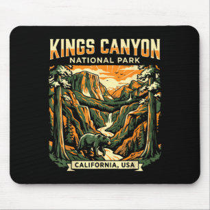 Kings-Canyon-Abenteuer im Vintage-Nationalpark Mousepad
