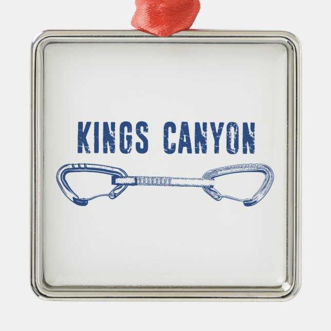 Kings Canyon Kletterquickdraw Ornament Aus Metall (Vorne)