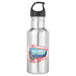 Kings Canyon Klettersteig Carabiner Edelstahlflasche