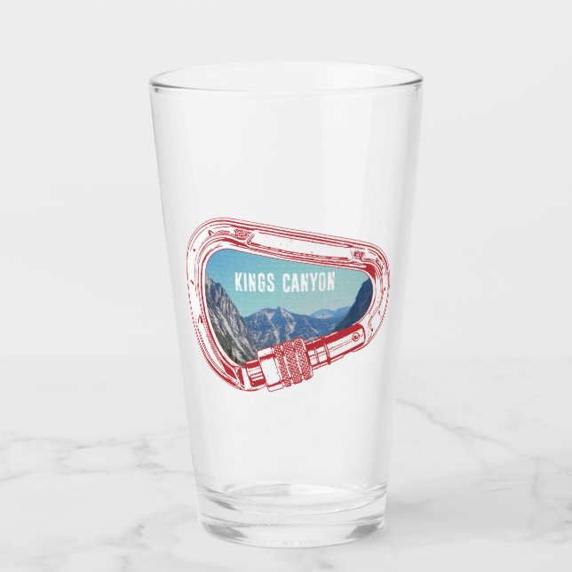 Kings Canyon Klettersteig Carabiner Glas (Vorderseite)