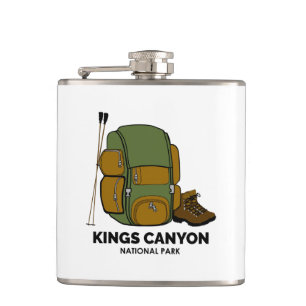 Kings Canyon National Park Backpack Flachmann