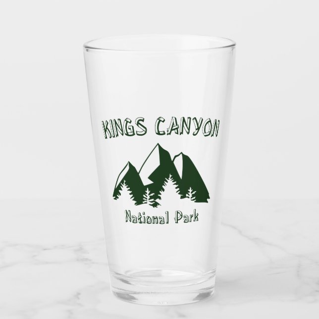 Kings Canyon National Park Glas (Vorderseite)