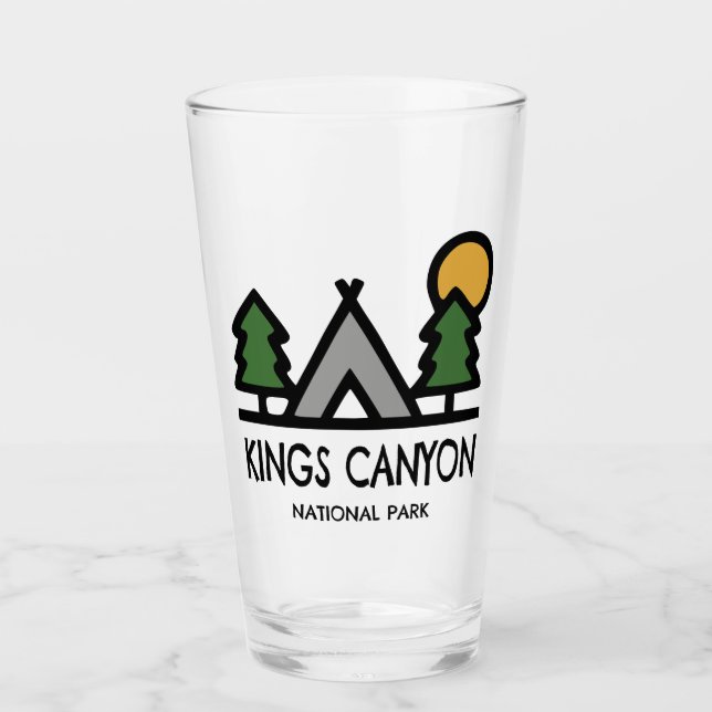 Kings Canyon National Park Glas (Vorderseite)
