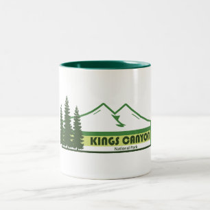 Kings Canyon National Park Grüne Streifen Zweifarbige Tasse