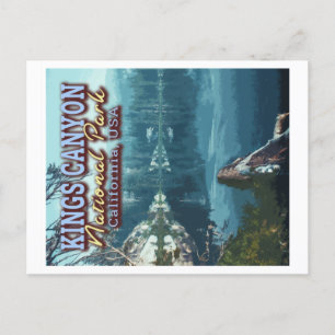 KINGS CANYON NATIONAL PARK - KALIFORNIEN USA POSTKARTE