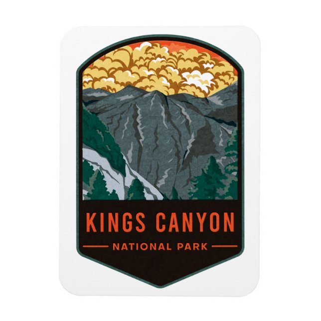 Kings Canyon National Park Magnet (Vertikal)