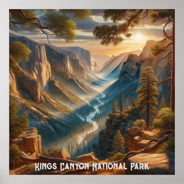 Kings Canyon National Park Poster (Vorne)
