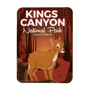 Kings Canyon Nationalpark California Magnet