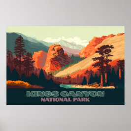 Kings Canyon Nationalpark California Poster