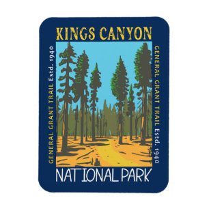 Kings Canyon Nationalpark General Grant Trail Magnet