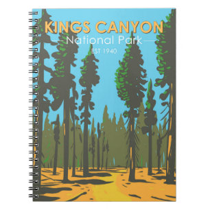 Kings-Canyon-Nationalpark General Grant Vintage Notizblock