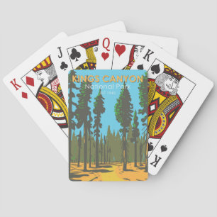 Kings-Canyon-Nationalpark General Grant Vintage  Spielkarten