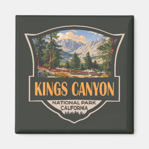 Kings Canyon Nationalpark Illustration Kunst, Dich Magnet
