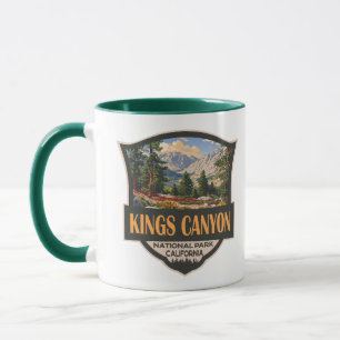 Kings Canyon Nationalpark Illustration Kunst, Dich Tasse