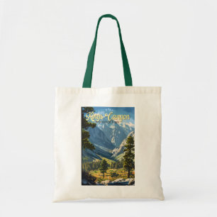 Kings Canyon Nationalpark Illustration Kunst, Dich Tragetasche