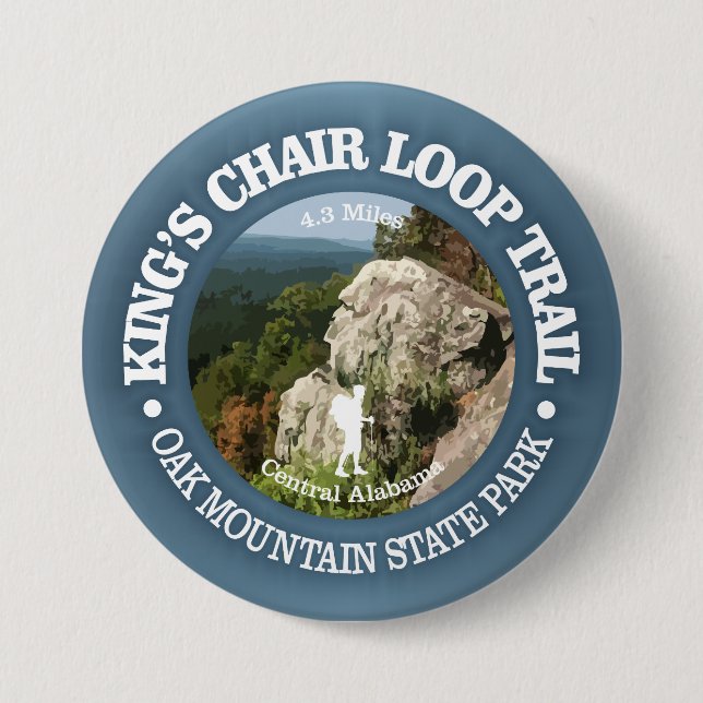King's Chair Loop (rd) Button (Vorderseite)