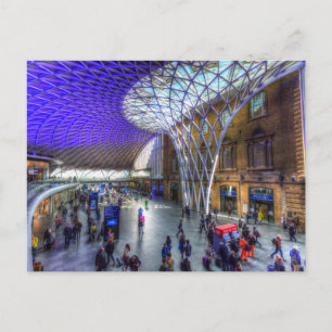Kings Cross Bahnhof London Postkarte
